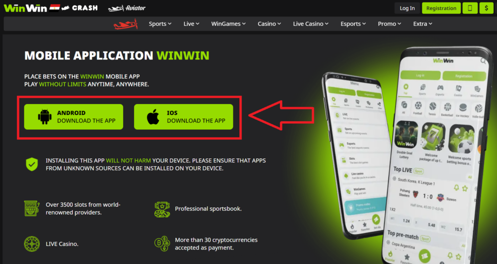 Install WinWin Apk in Several Seconds